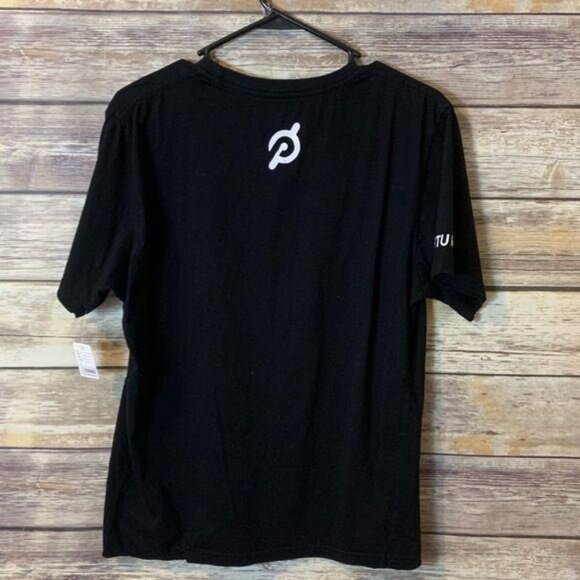 Peloton‎ Shirt size Medium Bike Century T-Shirt Black Tee 100 Rides M - Picture 3 of 6